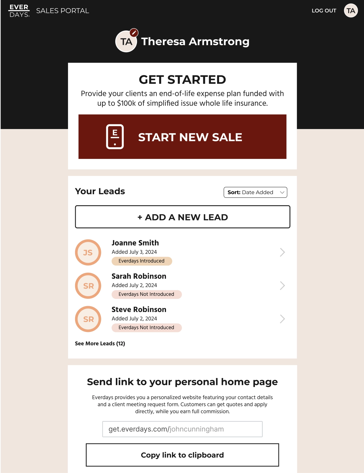 Agent Dashboard